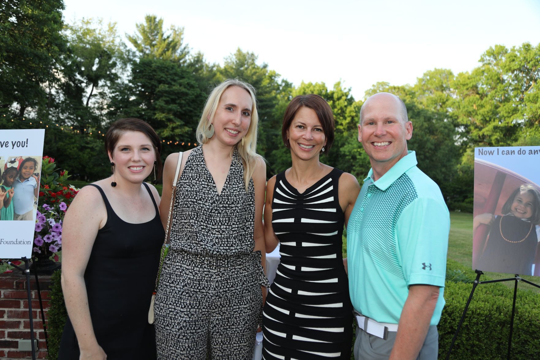 Claire Thomas Morgan, Liz Angle, Jennifer and Mike Hognacki